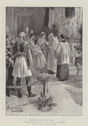 El bautismo de la princesa Yolanda de Italia el 15 de junio en el Quirinal